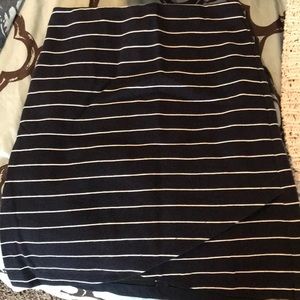 Loft skirt navy and white size XXS